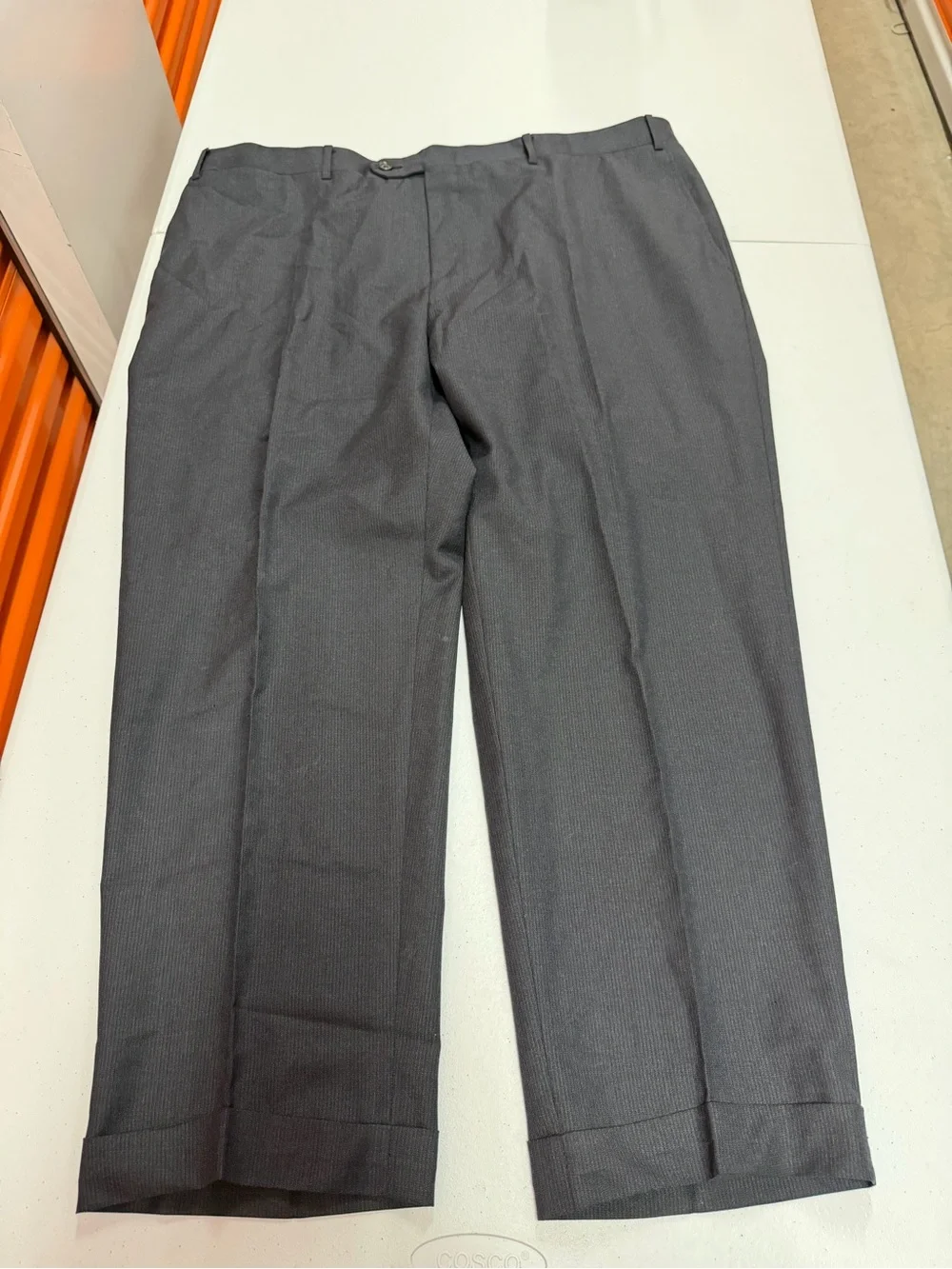 Canali 1934 Suit Mens 60R 50R 100% Wool Charcoal Gray 2Pc Italy READ B332